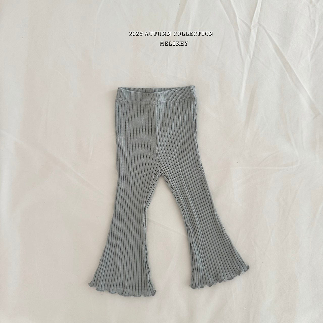 ［Melikey］Mellow rib flare leggings