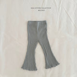 ［Melikey］Mellow rib flare leggings