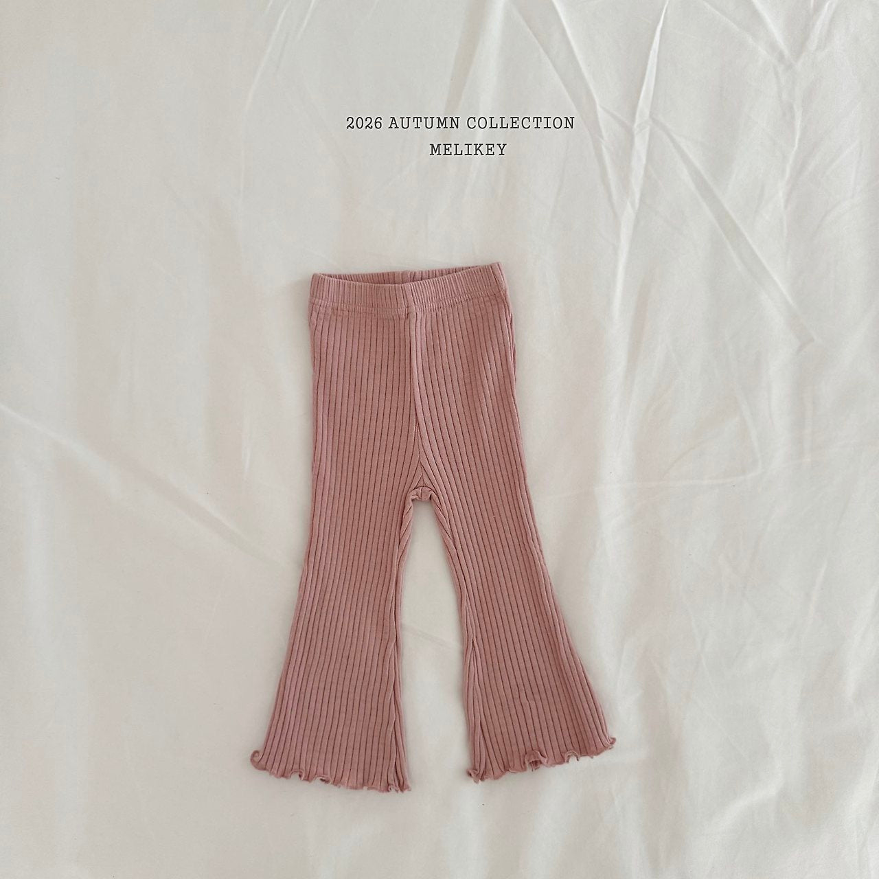 ［Melikey］Mellow rib flare leggings