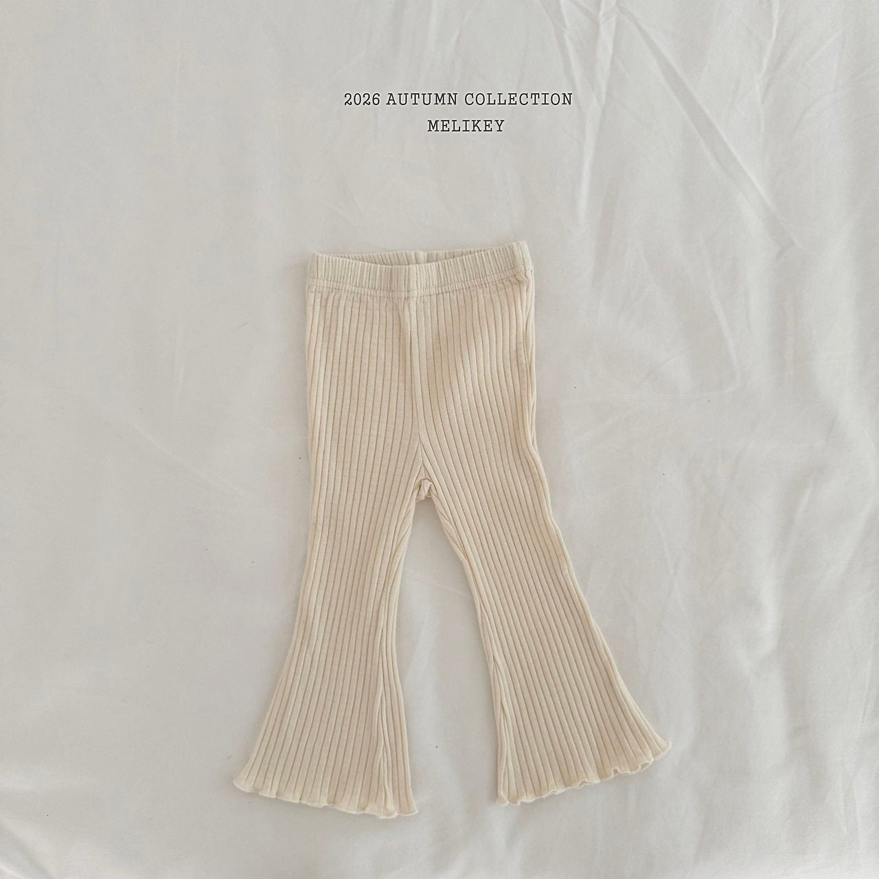 ［Melikey］Mellow rib flare leggings