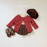 [mimi market] Rib cardigan
