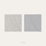 ［melmel］Stripe half tee