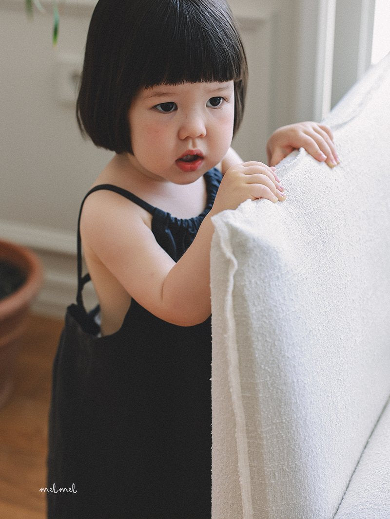 ［melmel］Summer linen one-piece