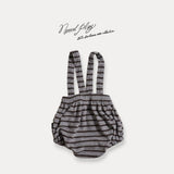 ［normalplay］Melody Stripe Suspender Bloomer