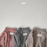 ［onu］Stripe half neck tee (kids)