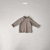 ［onu］Stripe half neck tee (kids)