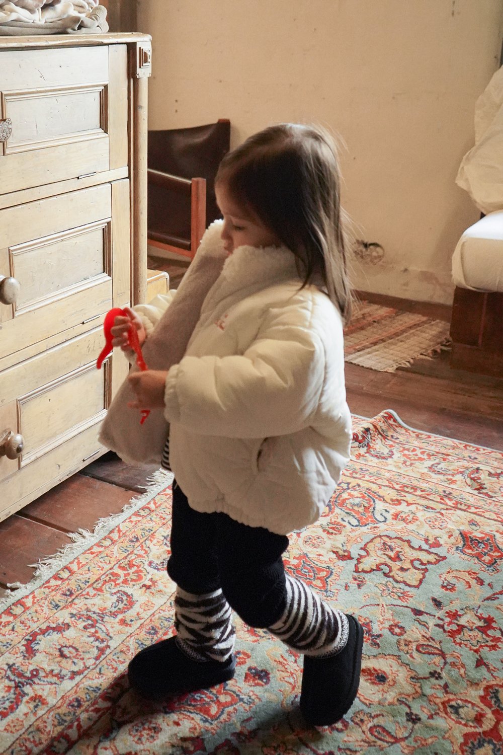 ［onu］Rib gather leggings (kids)