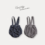 ［normalplay］Melody Stripe Suspender Bloomer