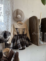 ［OREN］Brunel check bloomer skirt