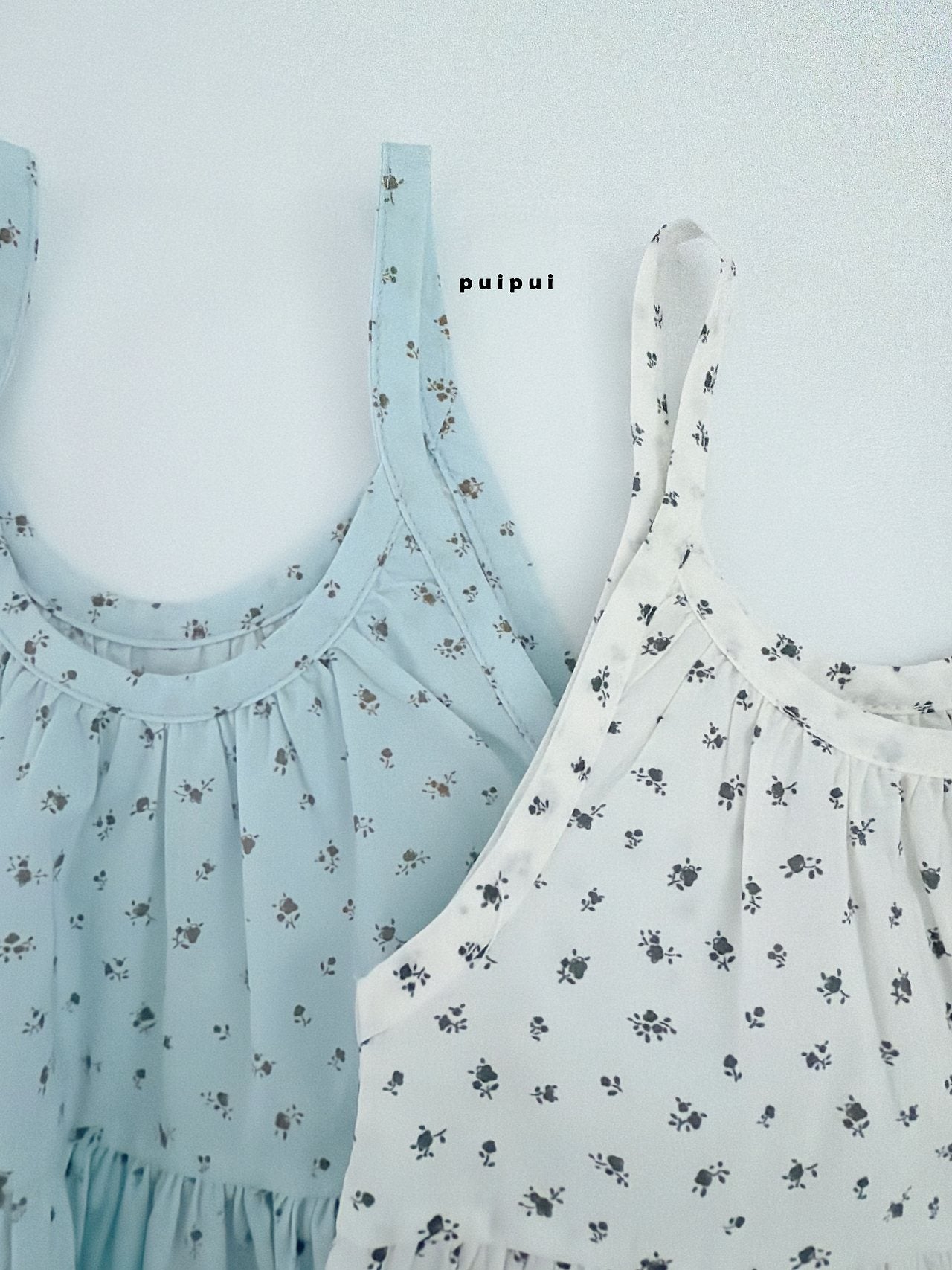 ［puipui］Flower camisole one-piece