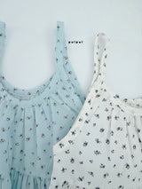 ［puipui］Flower camisole one-piece