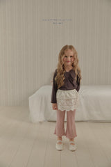 ［Melikey］Mellow rib flare leggings
