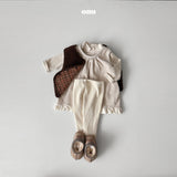 ［onu］Rib gather leggings (kids)