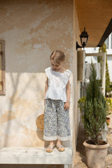 ［perrobebe］Juliette flower pants (gray)