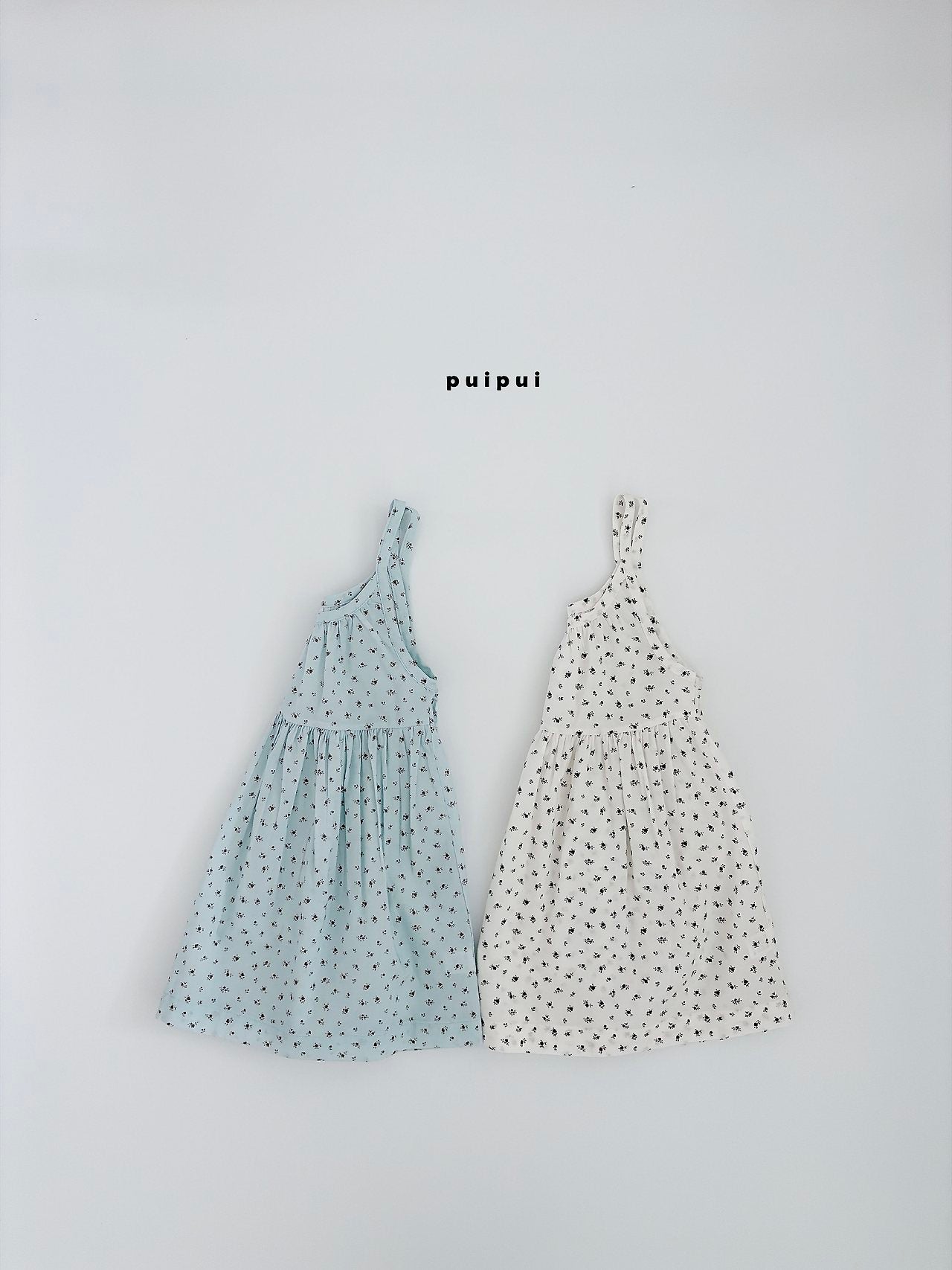 ［puipui］Flower camisole one-piece