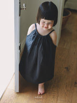 ［melmel］Summer linen one-piece