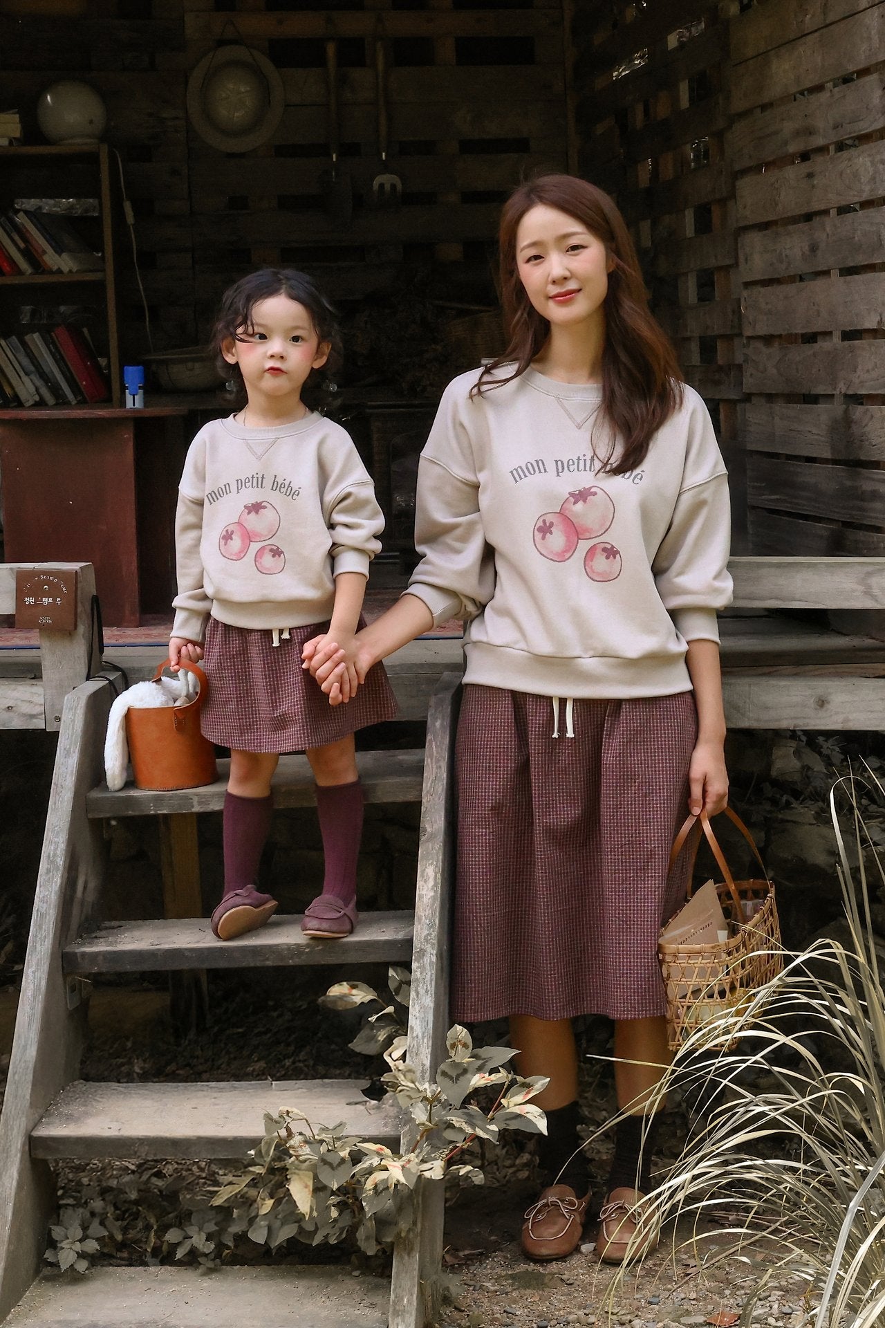 [FLO] Bella check skirt(kids)