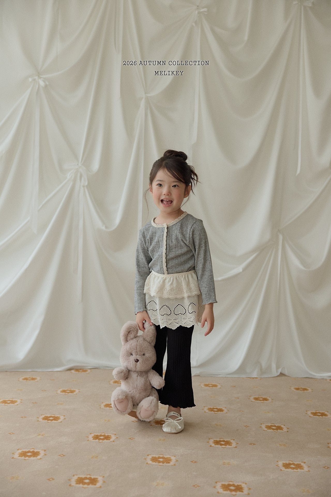 ［Melikey］Mellow rib flare leggings