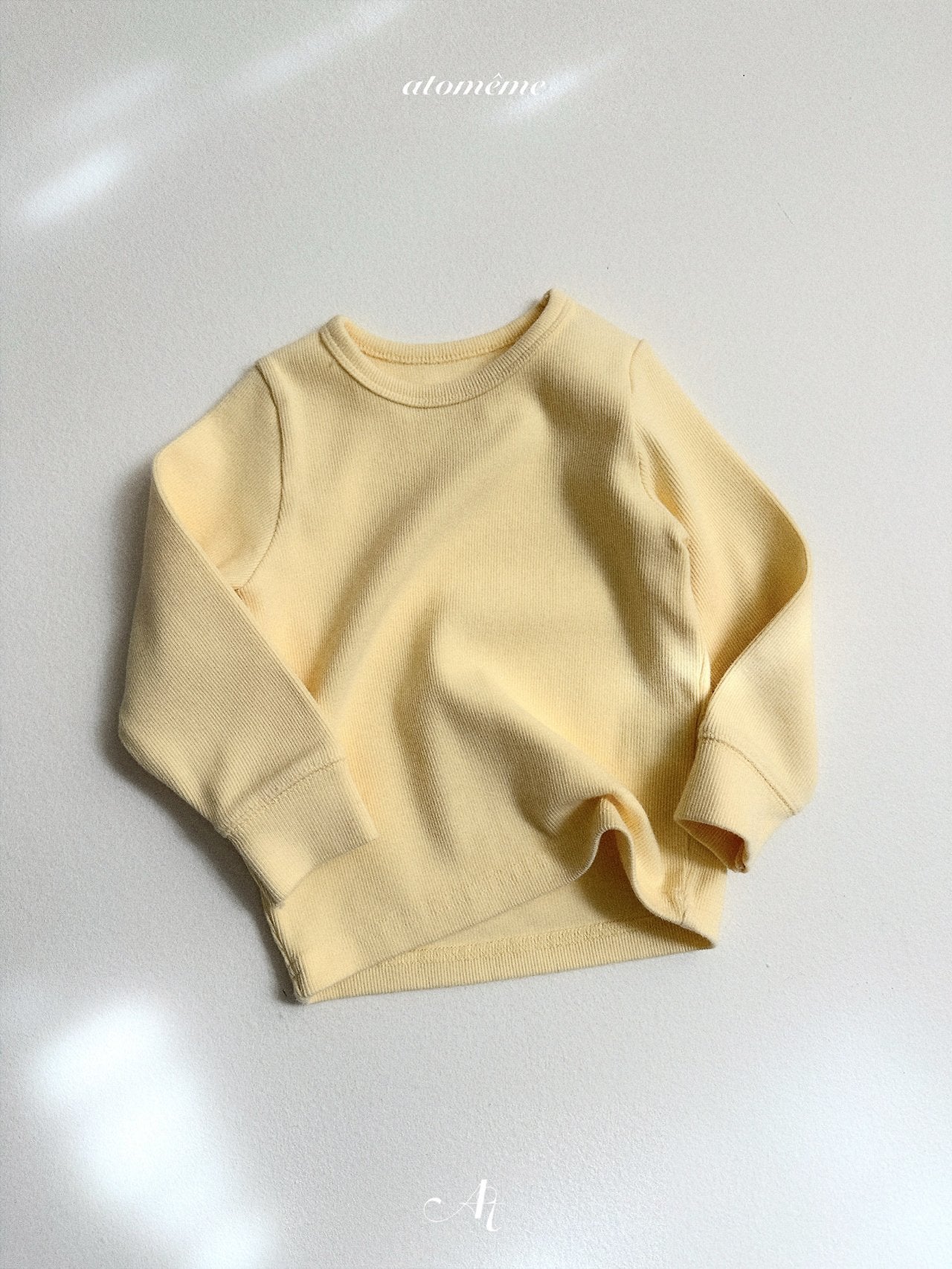 [atomeme] Cream Sibori Tee