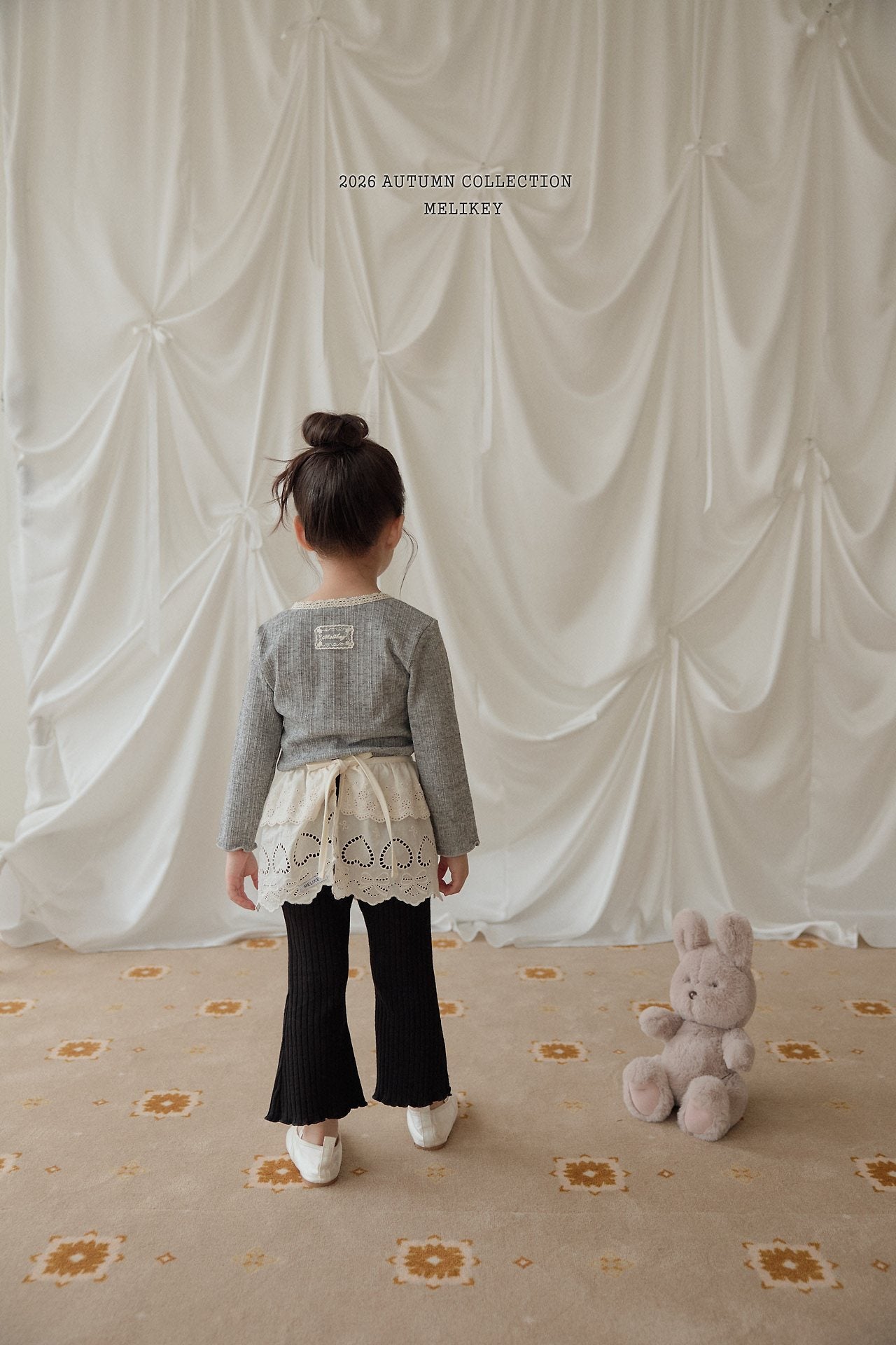 ［Melikey］Mellow rib flare leggings