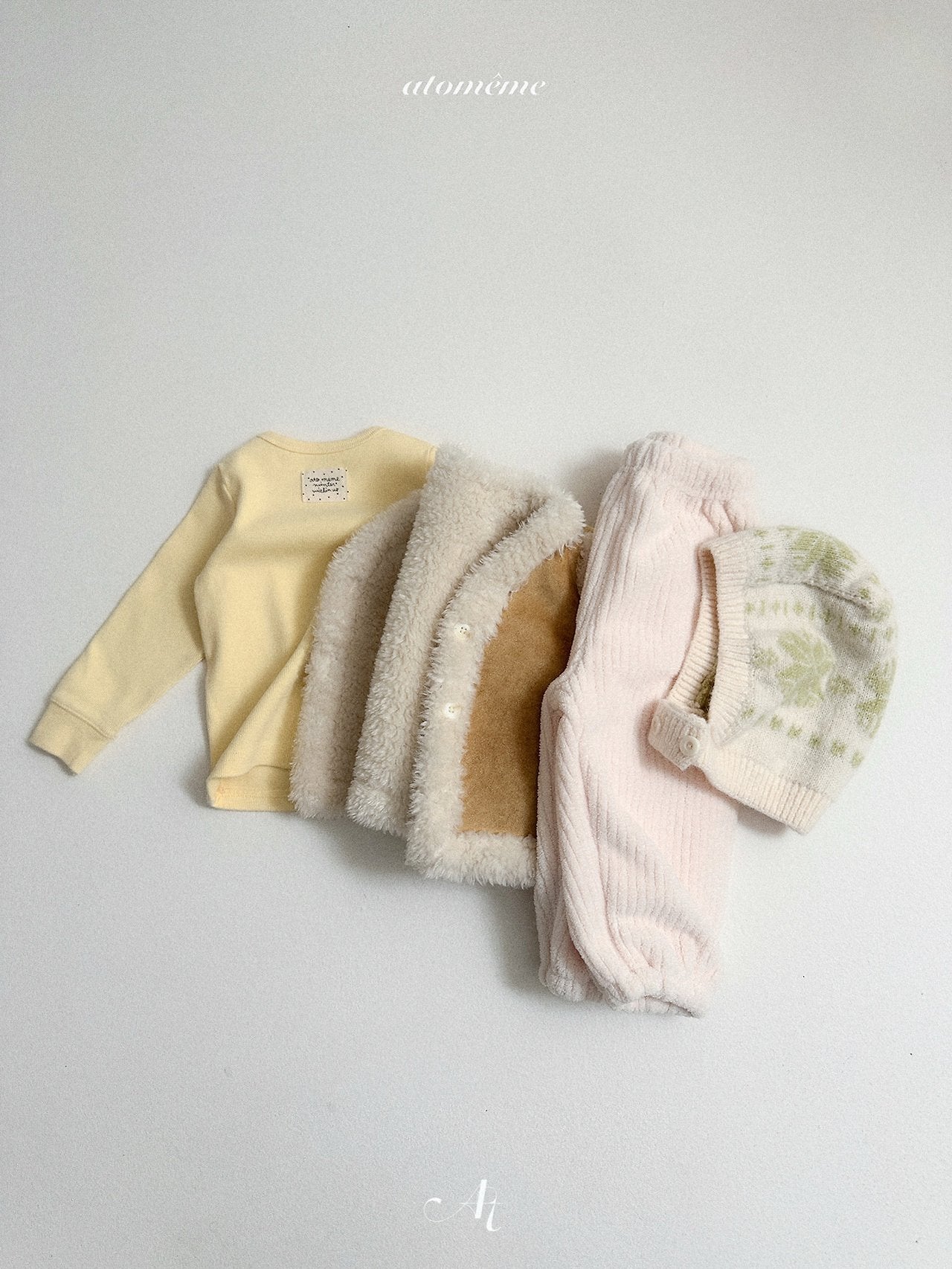 [atomeme] Cream Sibori Tee