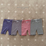 ［Melikey］Stripe color mellow leggings