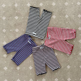 ［Melikey］Stripe color mellow leggings