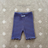 ［Melikey］Stripe color mellow leggings