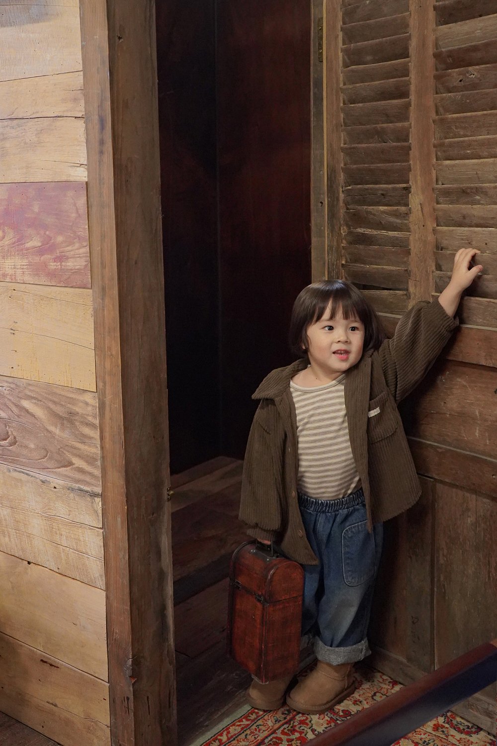 ［onu］Stripe round tee