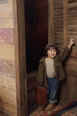 ［onu］Stripe round tee