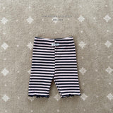 ［Melikey］Stripe color mellow leggings