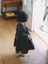 ［melmel］Summer linen one-piece