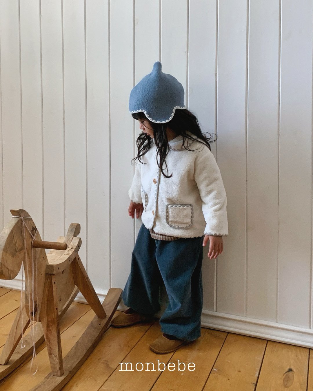 [monbebe] Mink fur mellow jacket