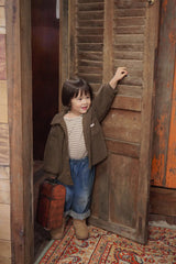 ［onu］Stripe round tee