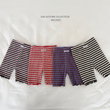 ［Melikey］Stripe color mellow leggings