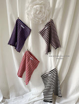 ［Melikey］Stripe color mellow leggings