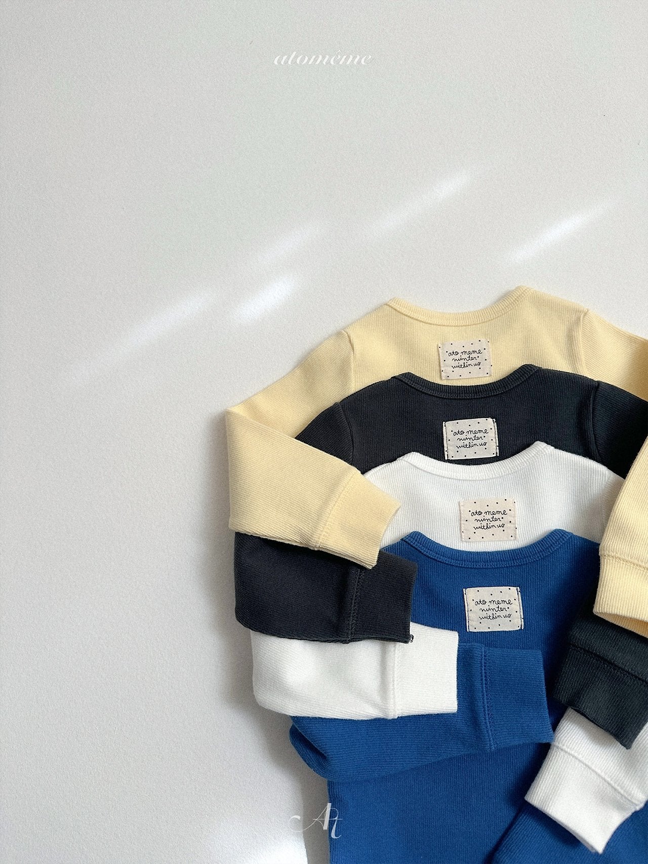 [atomeme] Cream Sibori Tee