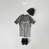 ［onu］Stripe round tee