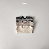 ［onu］Stripe round tee