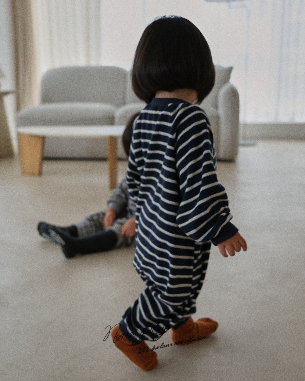 ［normalplay］Melody Stripe Bebe Suit