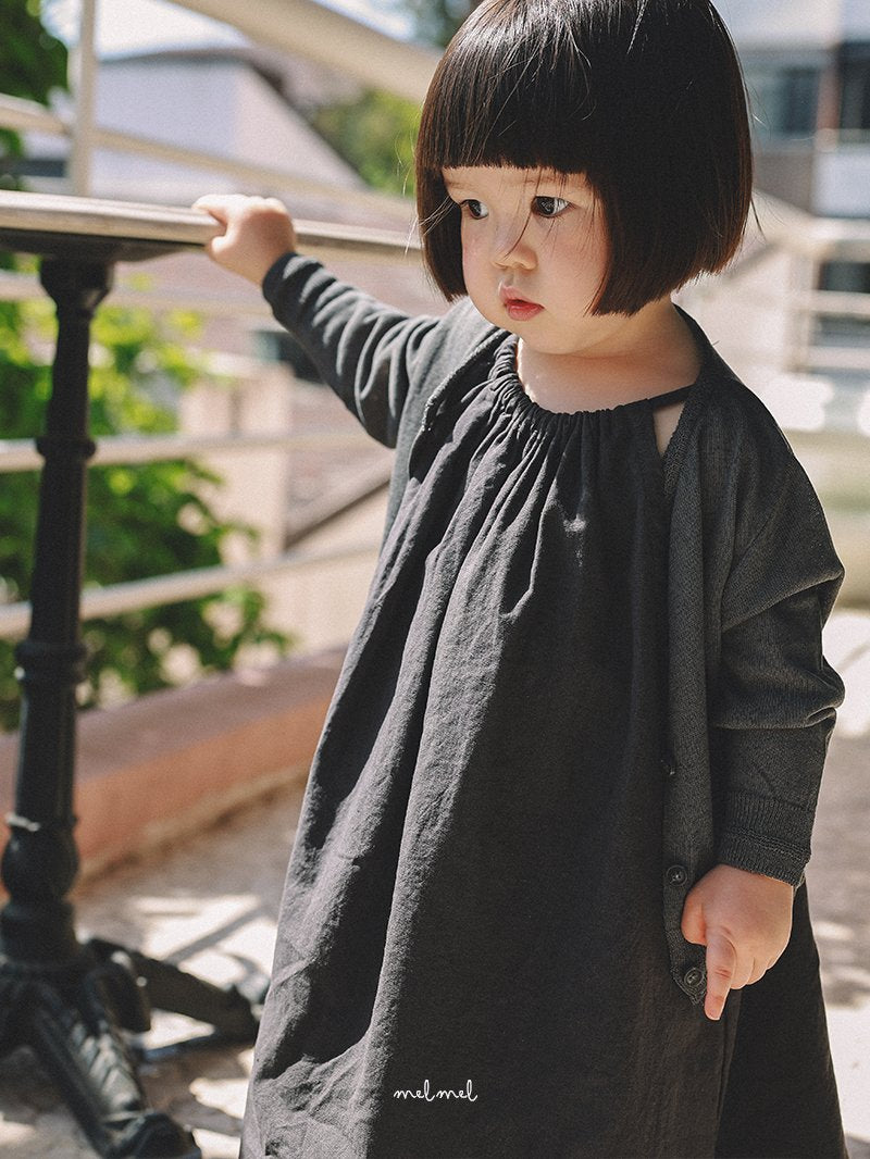 ［melmel］Summer linen one-piece