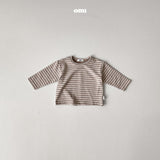 ［onu］Stripe round tee