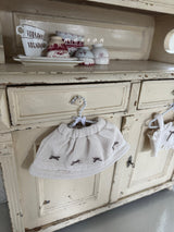 ［marron］Ribbon boa skirt