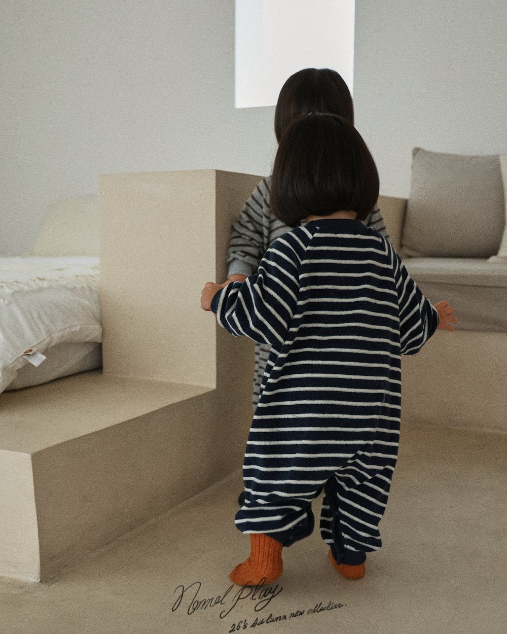 ［normalplay］Melody Stripe Bebe Suit