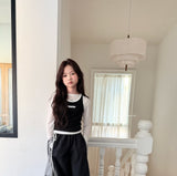 ［comma］See-through label tee