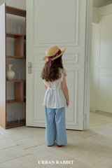 ［URBAN RABBIT］Frill flower blouse