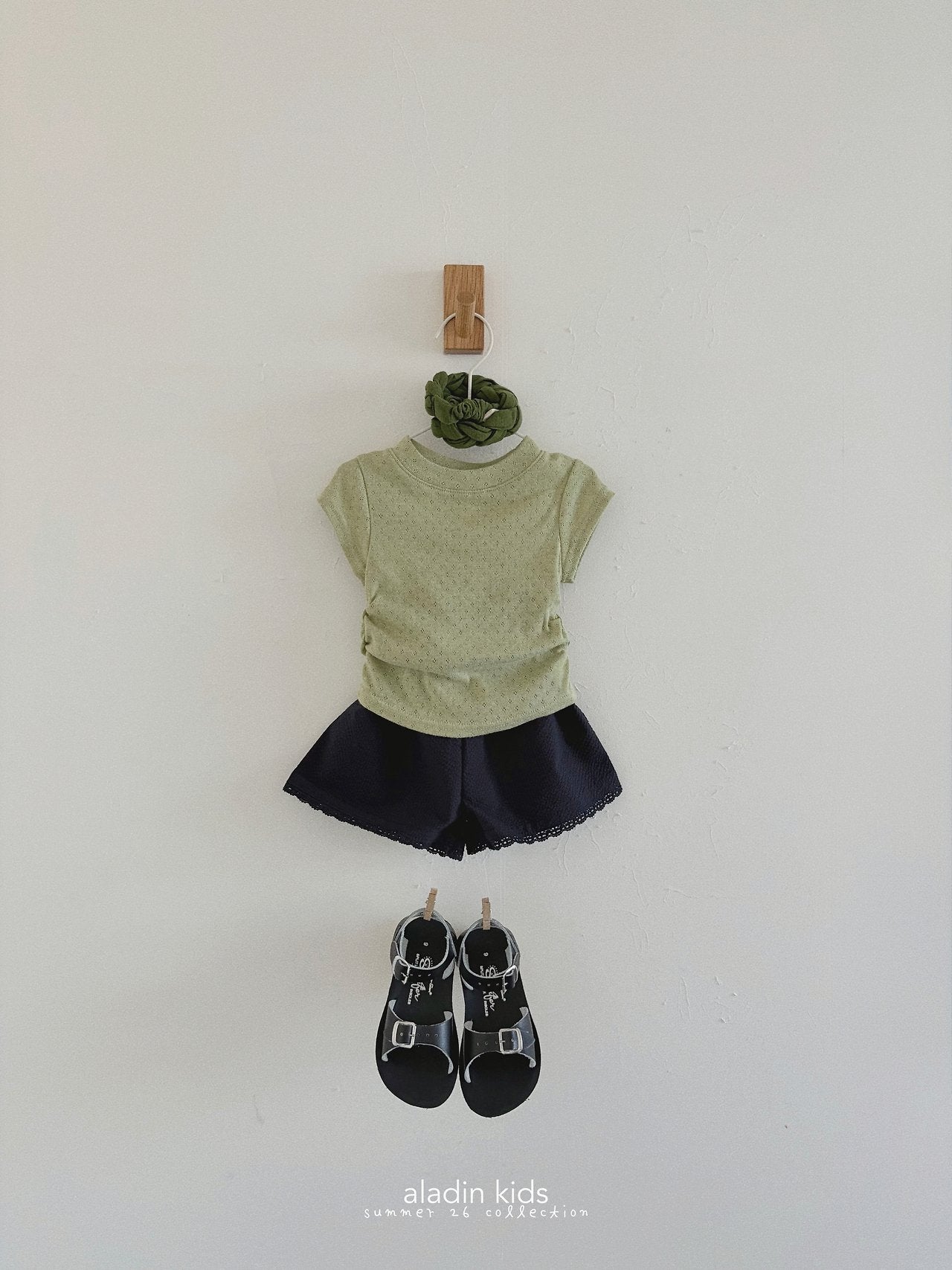 ［aladin］Eyelet shirring tops
