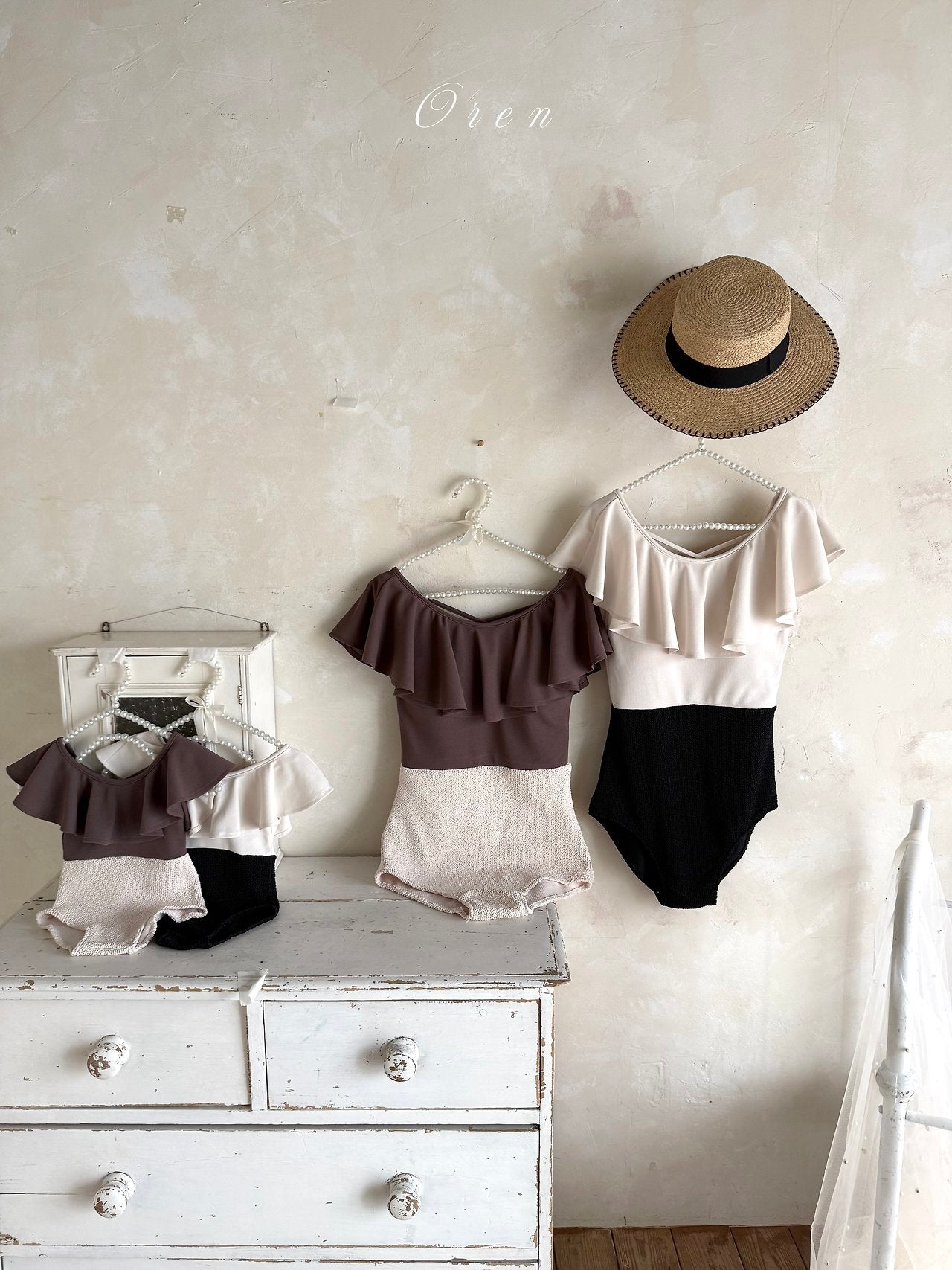 ［OREN］Pepe frill swim wear (mom)