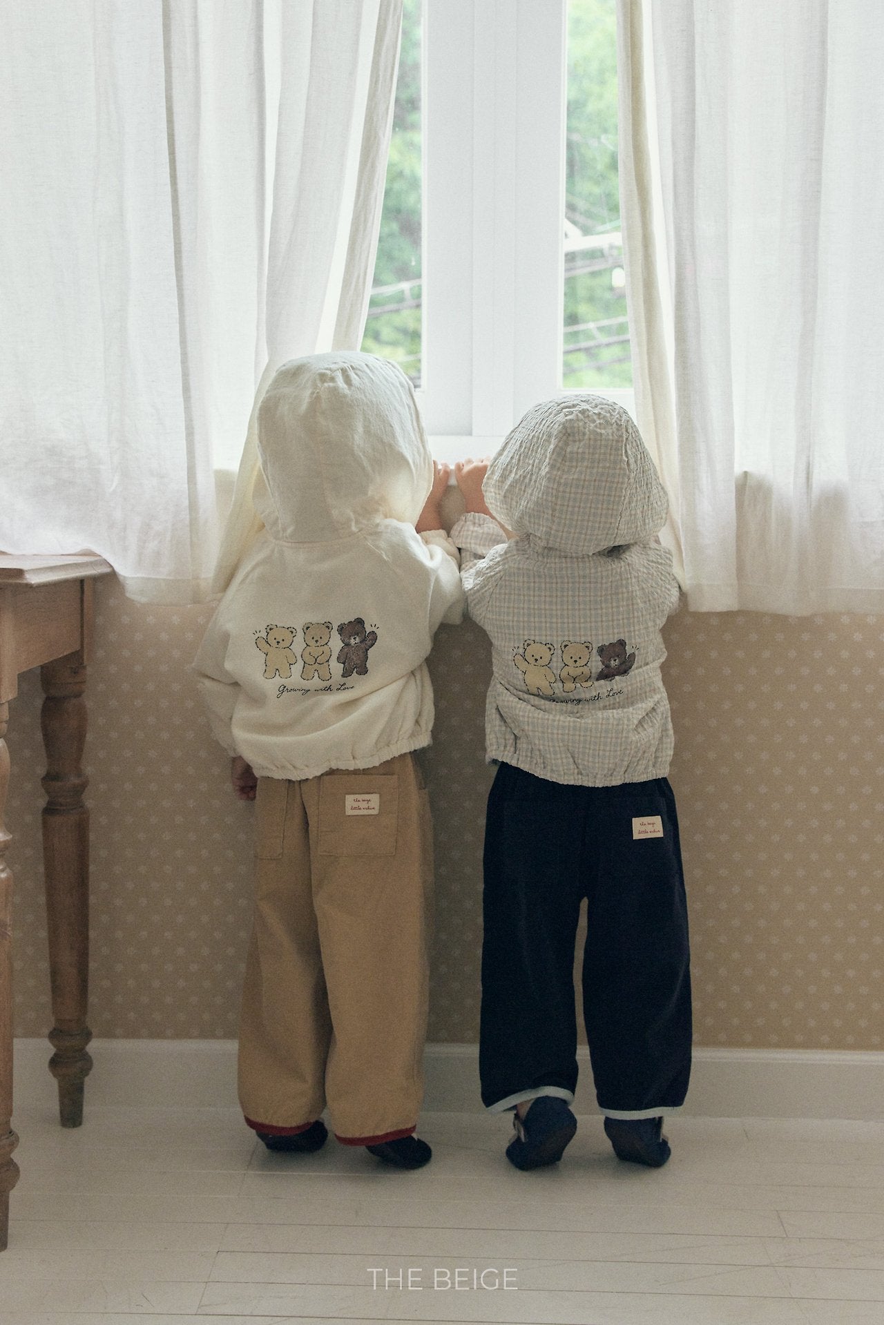 ［The beige］Bear Jumper