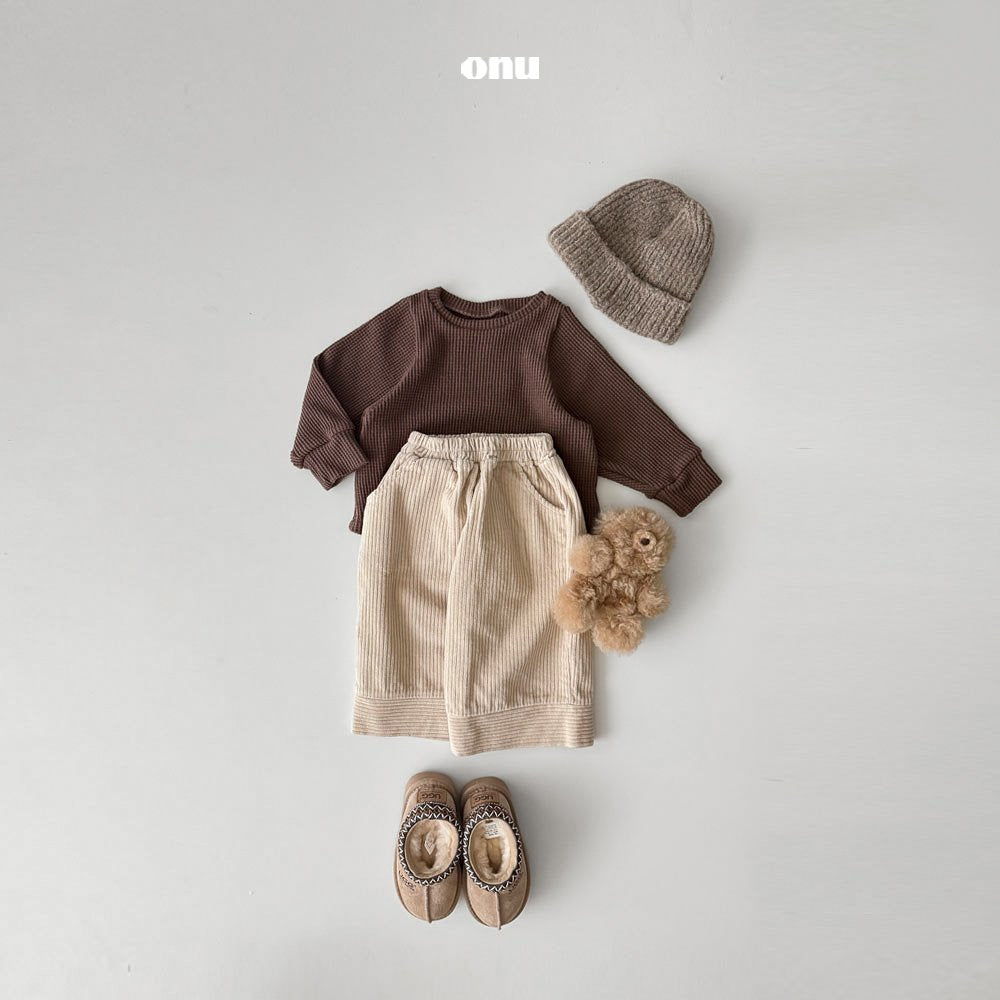 ［onu］Warm waffle tops